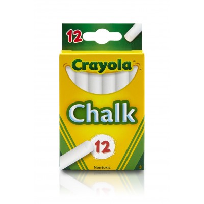 Crayola White Chalkboard Chalk, 12 count, School Supplies   564821509
